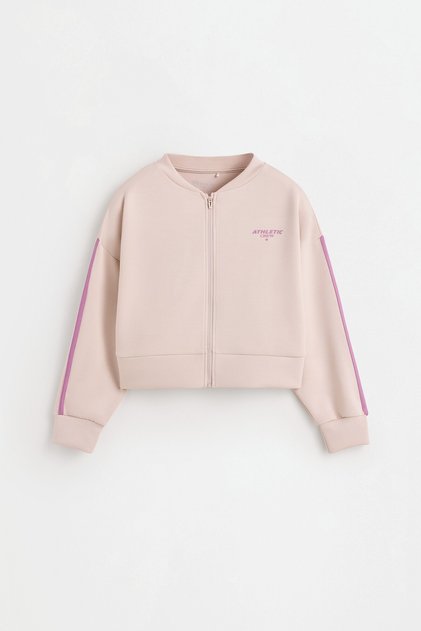 Fermuarlı spor sweatshirt
