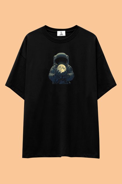 Astronaut Cosmic Solitude T-Shirt | Unisex 100% Cotton Custom Design Tee