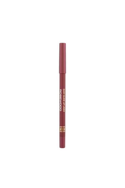 Easy Glide Lip Liner Rose Wood, Rich Colour, Water Resistant Lips Pencil, Non Drying & Lightweight, Long Lasting & Smudge Proof, Weightless Formula, Precision Lip Makeup Essential, Long W