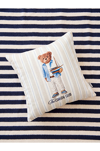Gencc Quality Teddy Bear Printed Cushion Cover 45X45 cm