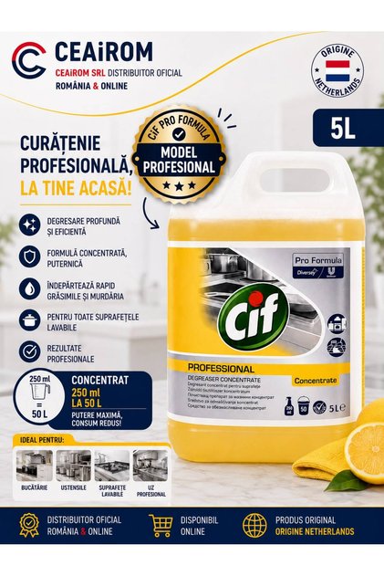 CIF PROFESSIONAL DEGRESARE CONGENTRAT 5KG