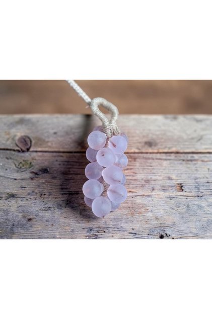 Mor - Grape Shaped Transparent Scented Decorative Soap | Natural Ingredient Scented Hanging Soap - Salkım Hanging Soap