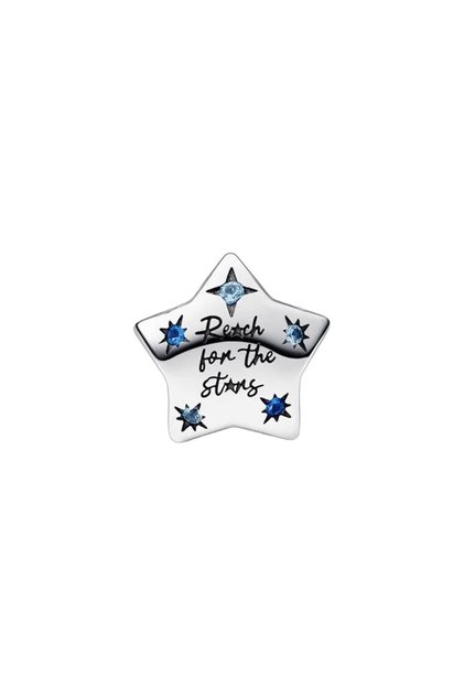 Charm Talisman Stea Strălucitoare cu Pietre Albastre