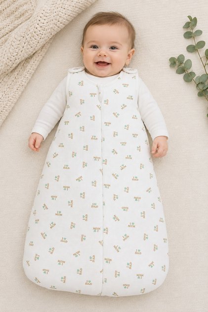 Fiber 2.5 Tog Strap-On Snap Fastener Baby Sleeping Bag 2712