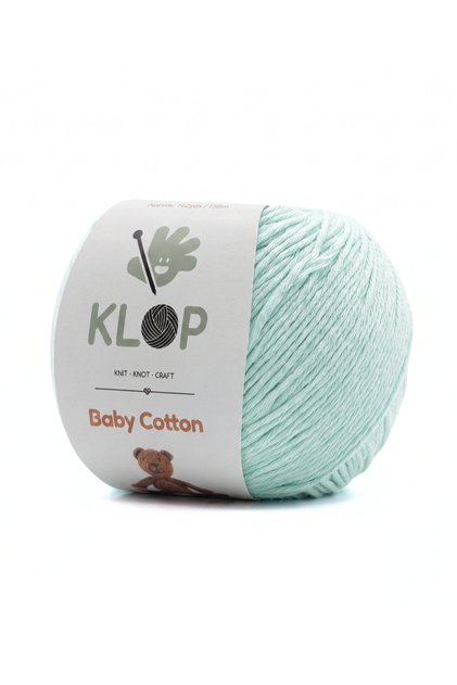 Baby Soft Cotton Sık İğne Amigurumi Punch İpi 50 gr 130 Metre Örgü İp Mint