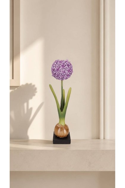 Sümbül Mor Şamdan 30cm