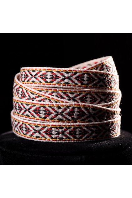 Off-White Black Red Diamond Patterned Shoelaces Sports Sneaker