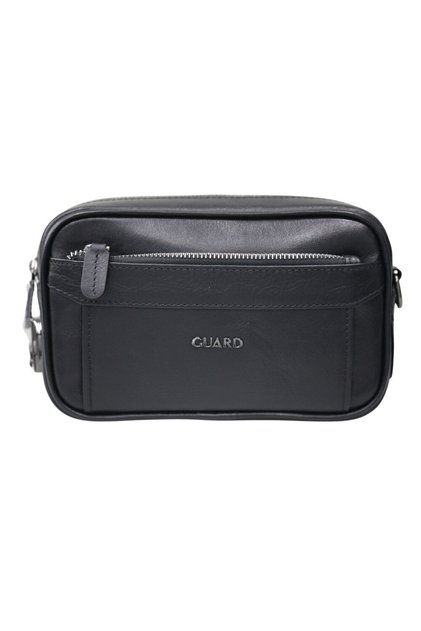 Crystal Black Genuine Leather Handbag with Password Mechanism // Grd260701Wt1857