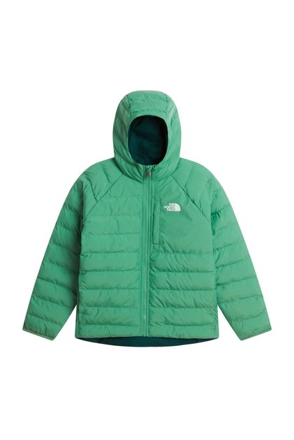 B REVERSIBLE PERRITO HOODED JACKET Erkek Çocuk Ceket NF0A88TWG571 Yeşil-XL