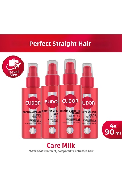 Travel Size Hair Care Milk Brazilian Keratin Therapy 90 ml X4