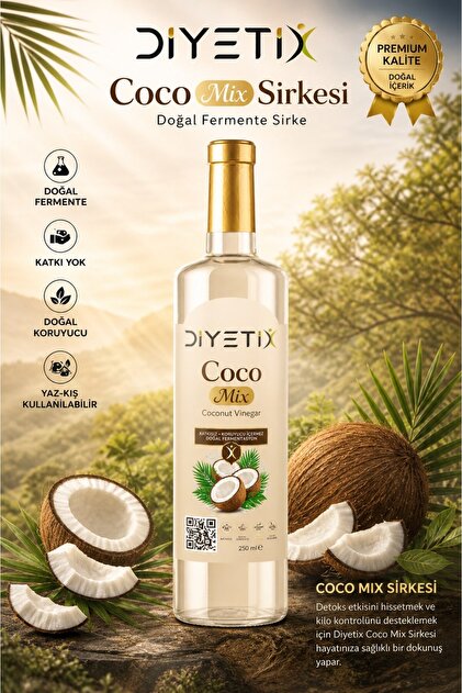 coco☆ Diyetix Coco Mix - 250 ml | Hindistan Cevizi Sirkesi – Katkısız