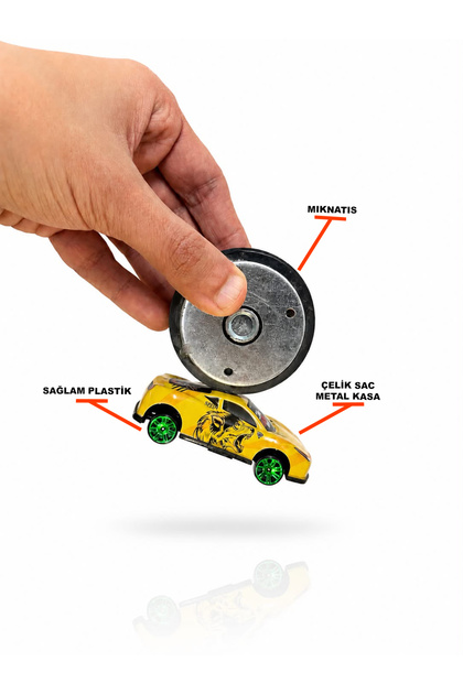 Toysan 10lu Speed Racer Metal Araba 10 Adet Metal Yarış Arabası