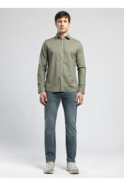 マーガリン Lee Cooper Normal Bel Straight Taş Erkek Denim Pantolon 262 LCM