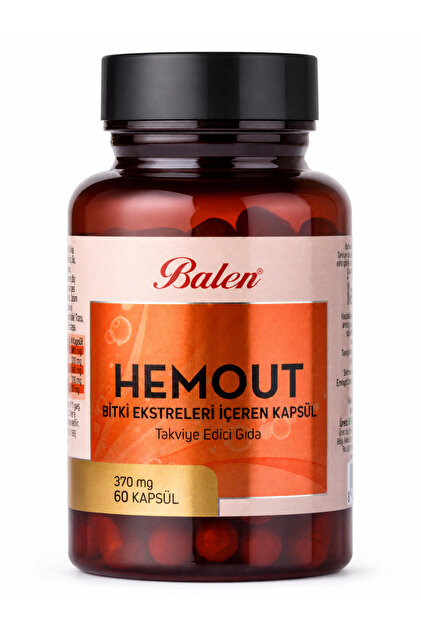 Balen HEMOUT BİTKİ EKSTRELERİ İÇEREN KAPSÜL 370 MG*60 - Fiyatı