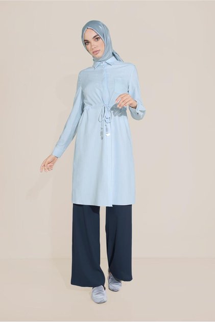 Waist Lace Pocket Tunic 40746