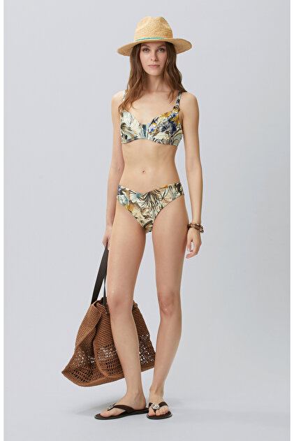 Sarı Yeşil Bikini Alt