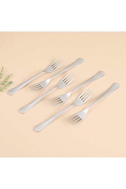 Chrome Sea 6 Piece Vacuumed Dessert Forks