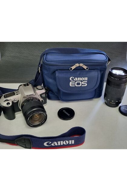 CANON EOS-1V EOS5 PENTAX SFXN などセット Canon EOS 500N 28-80mm + 75-300mm Lensli Analog Filmli Fotoğraf