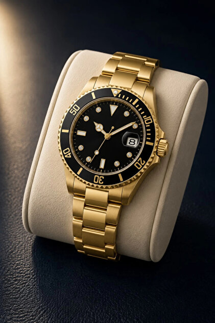 Men's Wristwatch Metal with Calendar Stainless Does Not Tarnish
