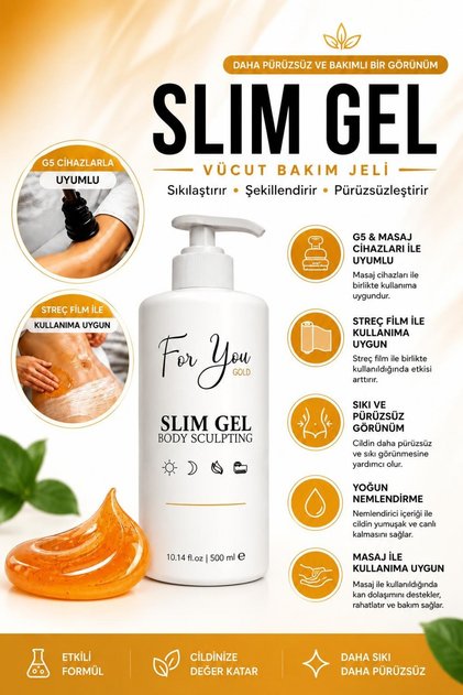 Slim Gel - Firming - Anti-Stretch Mark and Cellulite Cream - Yakan Gel 500ml