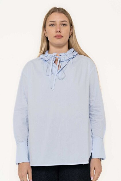 Solid Loose Fit Long-Sleeve Top