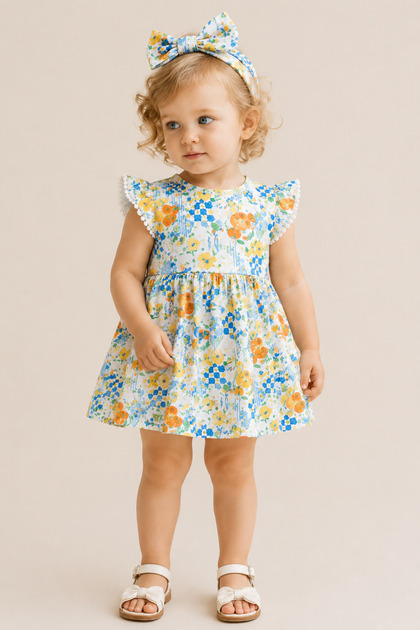 Fruit Patterned Baby Dress