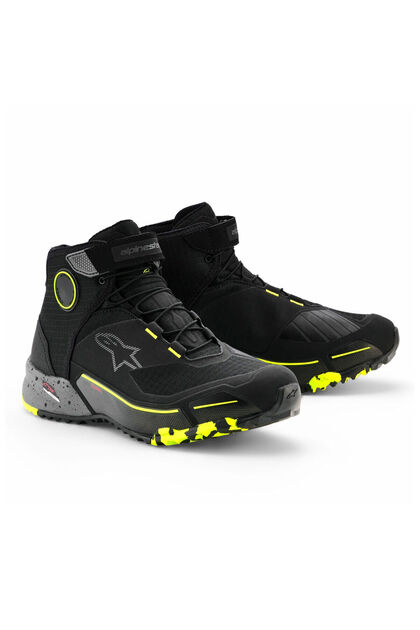 Alpinestars CR-X Drystar Korumalı Motosiklet Botu Siyah Sarı
