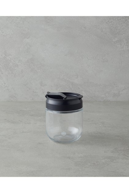 Prea Glass Jar 350 ml Black