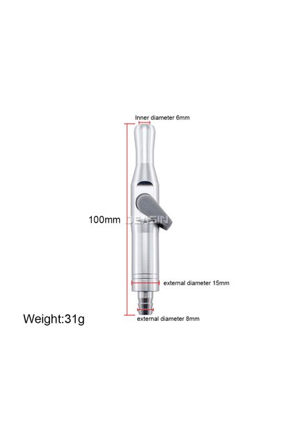 DA533 AL DEASIN Dental Saliva Ejector Suction Handpiece For Tip Adapter Nozzle Strong Weak Dental Su