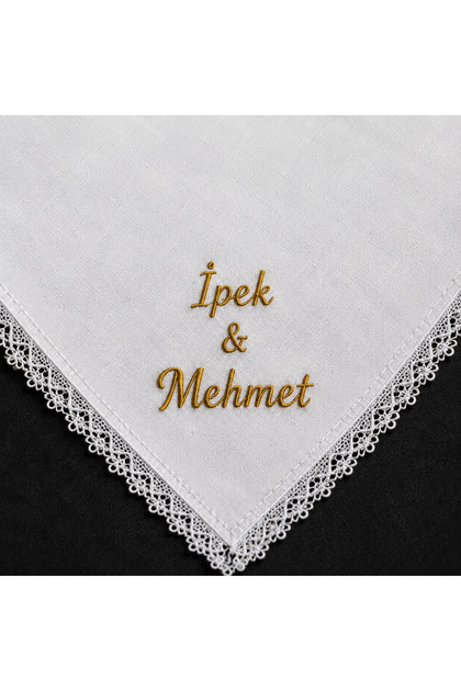 İsimli nakış Söz mendili