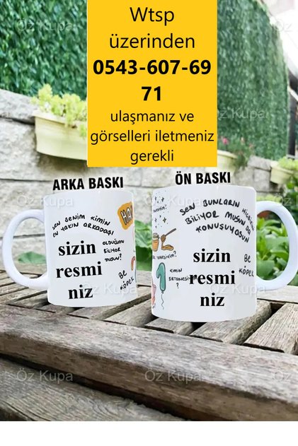 Porselen Kişiye Özel Sen Benim Kimin En Yakın Arkadaşı Olduğu Mu Biliyor Musun? Kupa Bardak