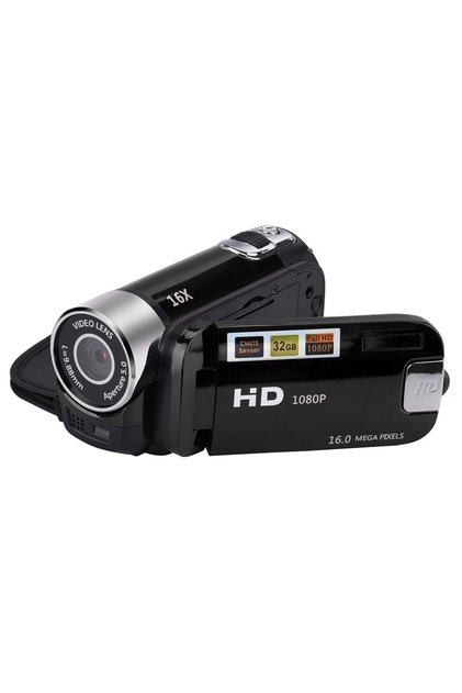 NO Card Black New 48MP DV Camera 2.7in TFT Rotatable Screen 16x Digital Zoom Video Camera with USB C