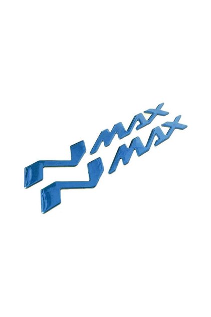 YAMAHA UYUMLU NMAX 2014 - 2025 UYUMLU SELE ALTI METAL YAZI SETİ MAVİ