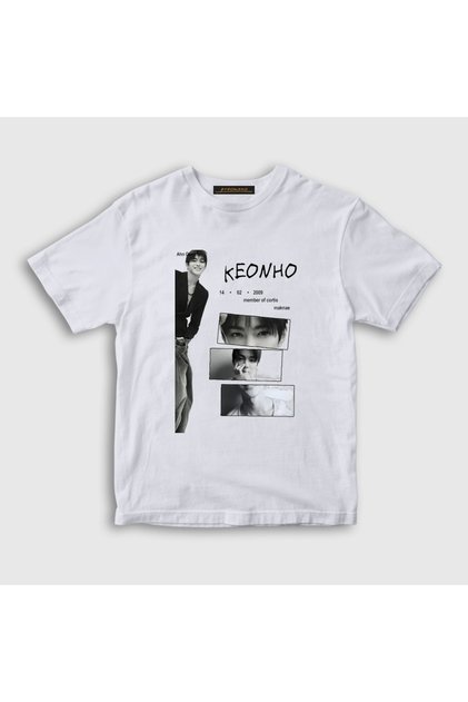 Unisex Kids White Keonho K-Pop Cortis T-Shirt 617628Tt