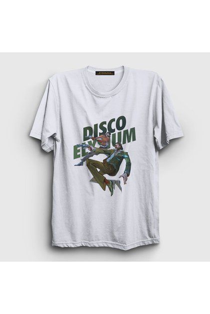 Unisex White Final Cut Game Disco Elysium T-Shirt 464747 Tt