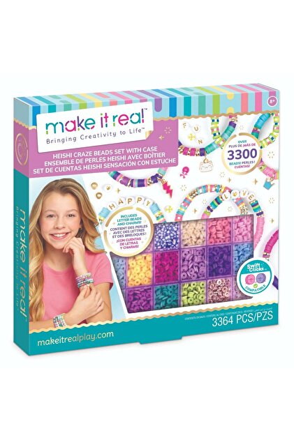 Set margele in cutie, Make It Real, Heishi Craze, 3364 piese