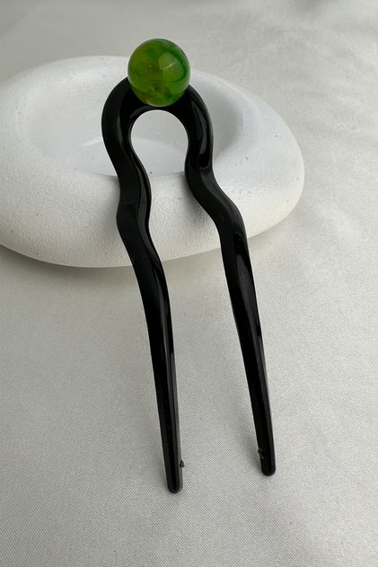Topçuk Detailed Hair Bun Clip (12cm)