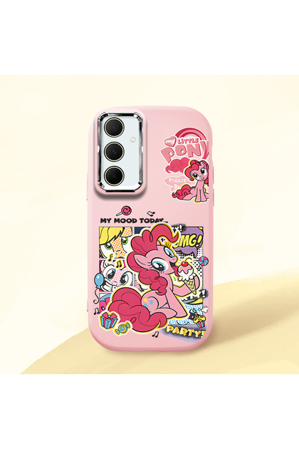 Pink Silicone Case with Shock-Absorbing Camera Protection Compatible with Samsung Galaxy A35