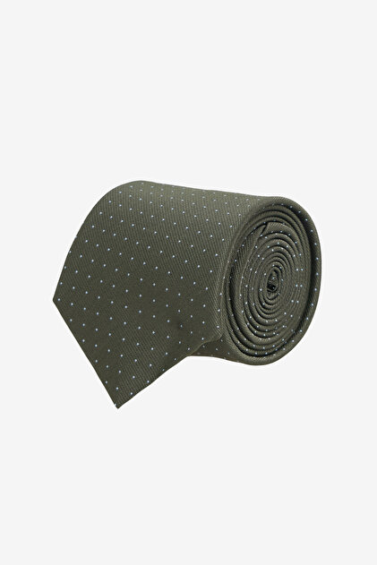 Men's Green Patterned Tie
