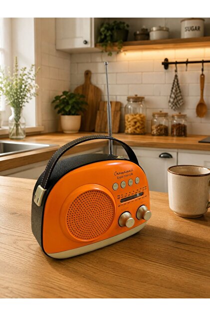 VALENZA STORE Crownwell Taşınabilir Bluetooth Retro Radyo Arizona