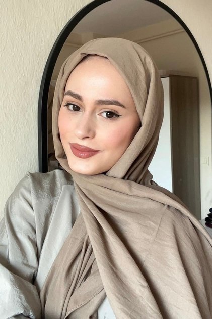 Comfort Cotton Shawl - Mink