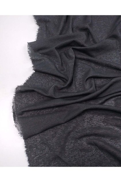 بطانة سوداء من قماش الجيرسيه، بطانة ناعمة ومرنة، عرض: 160 سم