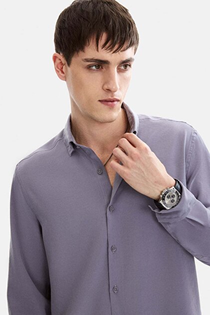 Purple Men's Shirt B35S20022
