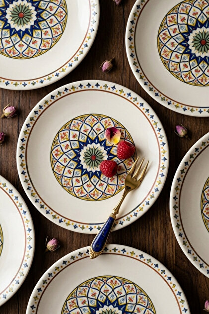 Sapphire Royal Professional 6-Piece Cake Plate Set (20 cm)