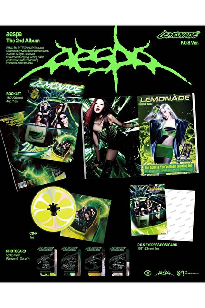 tays store Aespa - 2nd Album [LEMONADE] P.O.S Ver. - Fiyatı, Yorumları