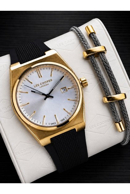 Italian Design Bracelet Gift with Silicone Cord 5 Atm Men's Wristwatch Elc.08250.131