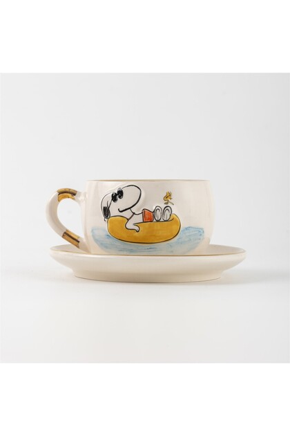 Snoopy Çay Fincanı Simitli