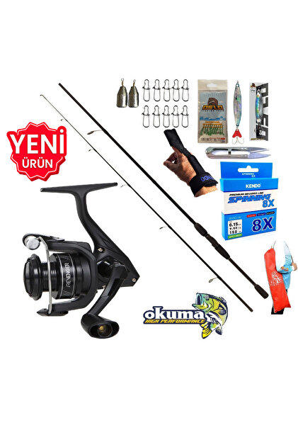 Okuma Revenger Rv-3000A 210cm 20-40gr Double Black Spin Olta