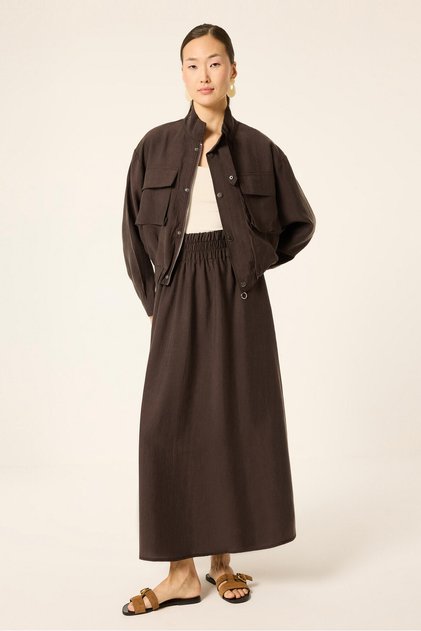 Premium Fabric Kumra Skirt-Jacket Set