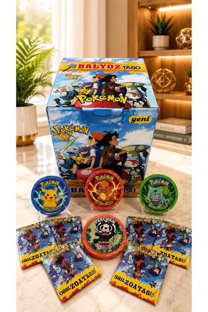 (20 ADET) POKEMON BALYOZ TASO (KALIN ELDEŞ TASO)